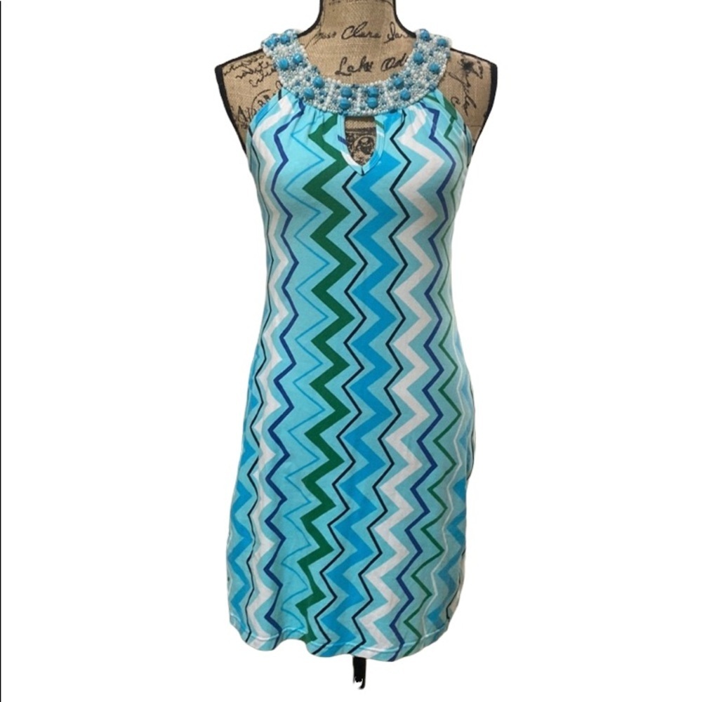 ♥️ Joyous & Free sleeveless summer dress